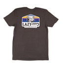 Lazy J Ranch Bull Wagon Short Sleeve T-Shirt - Charcoal-