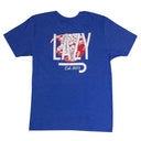 Lazy J Ranch Bully Hereford Short Sleeve T-Shirt - Royal Blue-