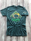 Lazy J Ranch Cactus Sunrise Short Sleeve T-Shirt - Green-