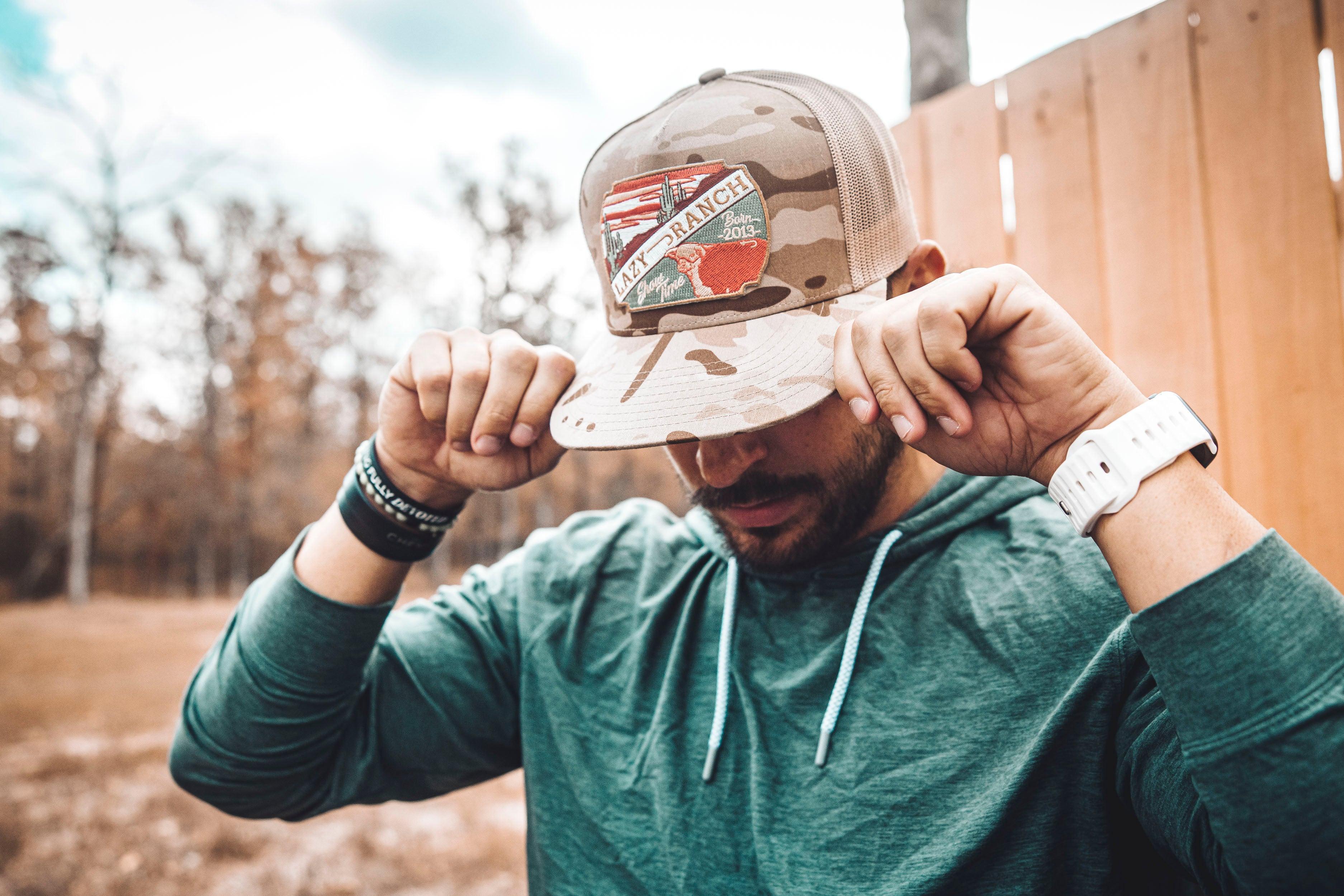 Lazy J Ranch Camo & Tan Desert Show Time Classic Five Panel