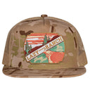 Lazy J Ranch Camo & Tan Desert Show Time Classic Five Panel Trucker Hat-