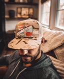Lazy J Ranch Camo & Tan Desert Show Time Classic Five Panel Trucker Hat-