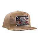 Lazy J Ranch Camo & Tan Freedom Classic Five Panel Trucker Hat-