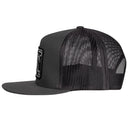 Lazy J Ranch Charcoal Grey Black Elevation Hereford Classic Five Panel Trucker Hat-