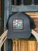 Lazy J Ranch Charcoal Grey Home Sweet Texas Mid Profile Trucker Hat-