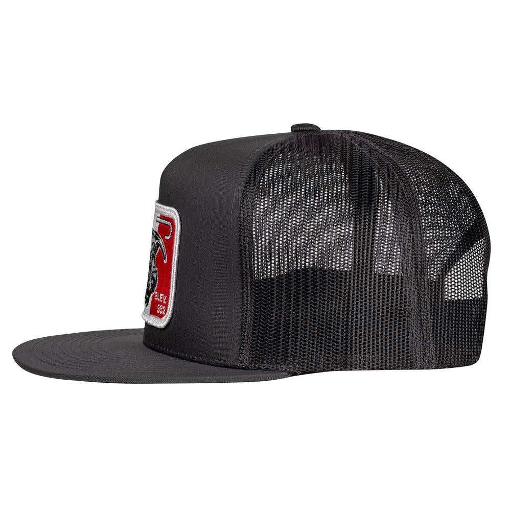 
                  
                    Lazy J Ranch Charcoal Grey Mexico Elevation Classic Five Panel Trucker Hat-Lazy J Ranch Wear
                  
                