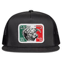 Lazy J Ranch Charcoal Grey Mexico Elevation Classic Five Panel Trucker Hat-