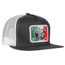 Lazy J Ranch Charcoal Grey & White Mexico Elevation Classic Five Panel Trucker Hat-