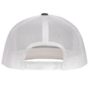 Lazy J Ranch Charcoal Grey & White Original Buckle Classic Five Panel Trucker Hat-