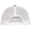 Lazy J Ranch Charcoal Grey & White Serape Bull Classic Five Panel Trucker Hat-