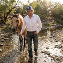 Lazy J Ranch Charcoal Grey & White Texas Flag Bull Classic Five Panel Trucker Hat-