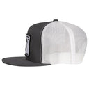 Lazy J Ranch Charcoal Grey & White Willow Cattle Headquarters Classic Five Panel Trucker Hat-