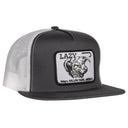 Lazy J Ranch Charcoal Grey & White Willow Cattle Headquarters Classic Five Panel Trucker Hat-