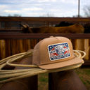 Lazy J Ranch Coyote Brown Freedom Classic Rope Trucker Hat-