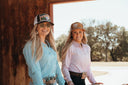 Lazy J Ranch Coyote Brown & White Dust Storm Classic Rope Trucker Hat-