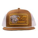 Lazy J Ranch Coyote Brown & White Dust Storm Classic Rope Trucker Hat-