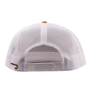 Lazy J Ranch Coyote Brown & White Dust Storm Classic Rope Trucker Hat-