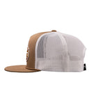 Lazy J Ranch Coyote Brown & White Pecos Classic Rope Trucker Hat-