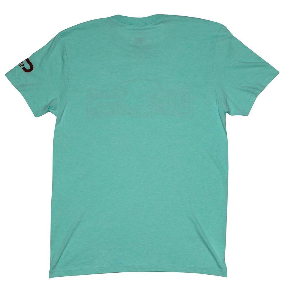 Lazy J Ranch Diamond Banner Short Sleeve T-Shirt - Sea Foam Green-Lazy J Ranch Wear