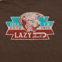 Lazy J Ranch El Rancho Short Sleeve T-Shirt - Brown-