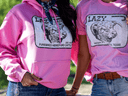 Lazy J Ranch Fort Worth Short Sleeve T-Shirt - Pink-