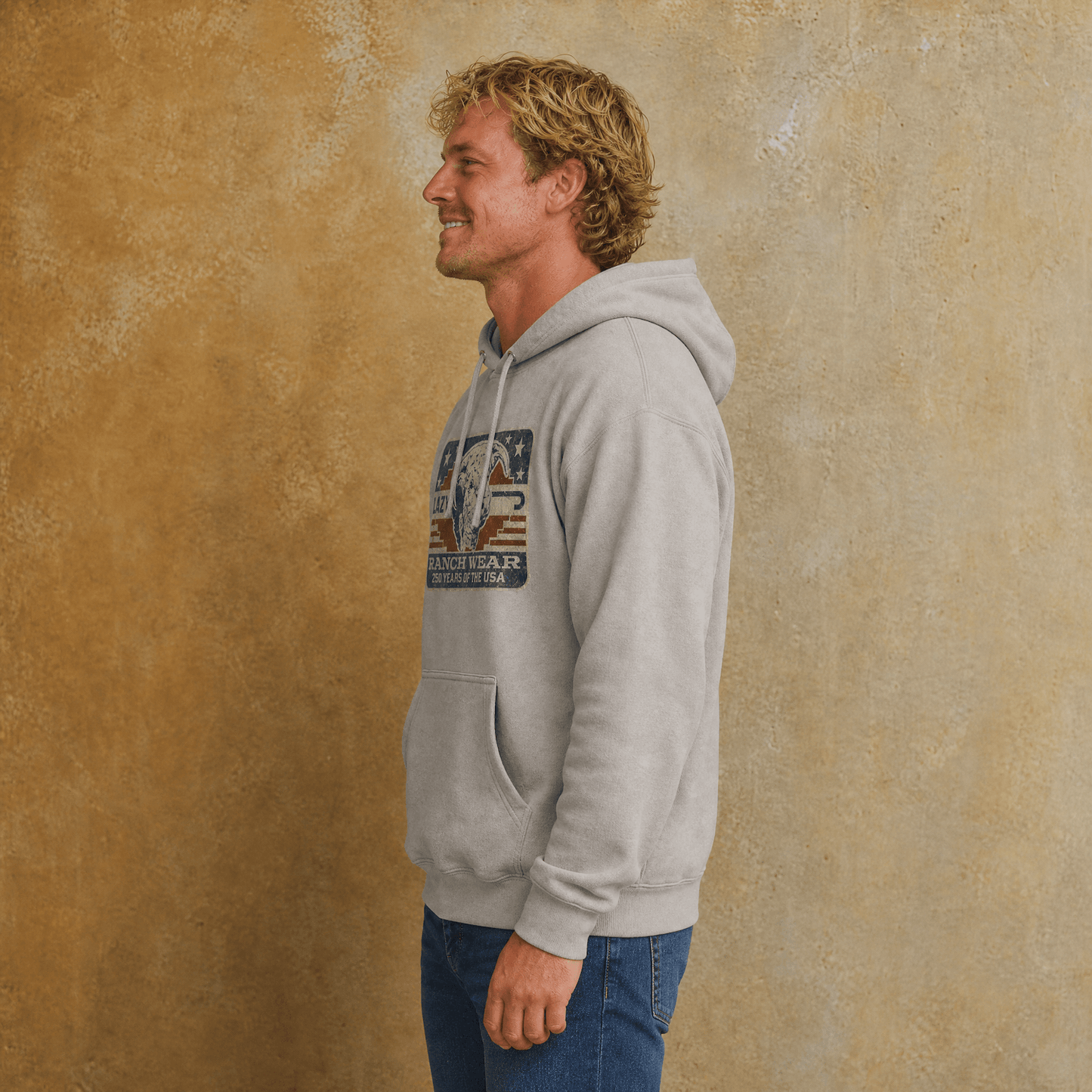 Lazy J Ranch Freedom Hoodie - Smoke-