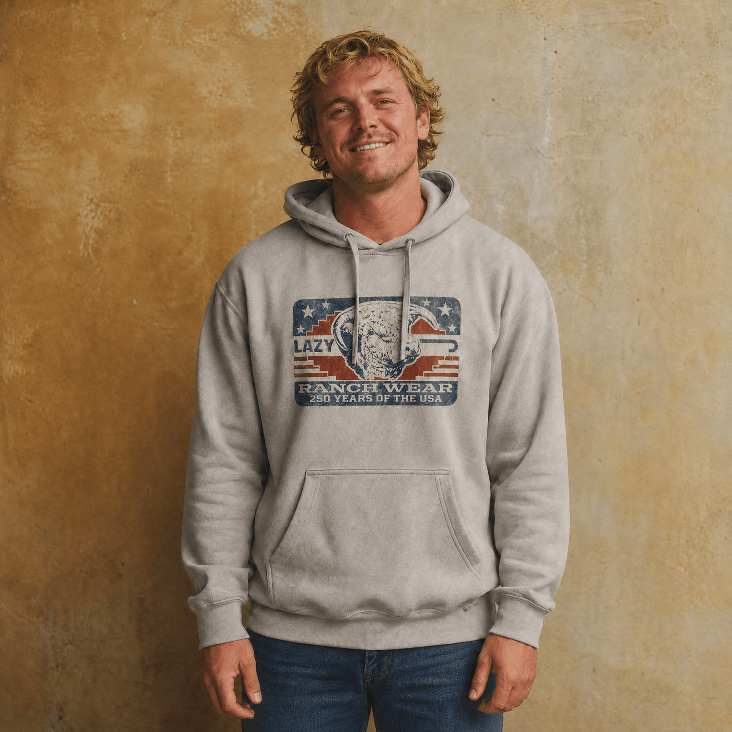 Lazy J Ranch Freedom Hoodie - Smoke-