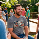 Lazy J Ranch Freedom Short Sleeve T-Shirt - Grey-