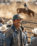 Lazy J Ranch Green Prickly Pear Classic Rope Trucker Hat-