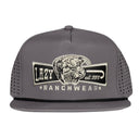 Lazy J Ranch Grey Diamond Banner Performance Rope Trucker Hat-