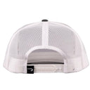 Lazy J Ranch Grey & White Blue Bull Trap Classic Five Panel Trucker Hat-