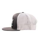 Lazy J Ranch Grey & White Shafter Classic Five Panel Trucker Hat-