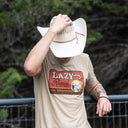 Lazy J Ranch Hard Day Short Sleeve T-Shirt - Tan-
