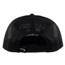 Lazy J Ranch Heather Black White Alpine Classic Rope Trucker Hat-