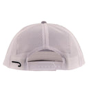 Lazy J Ranch Heather Grey & White Red Producer Classic Rope Trucker Hat-Lazy J Ranch Wear
