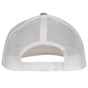 Lazy J Ranch Heather Grey & White Texas Elevation Mid Profile Trucker Hat-