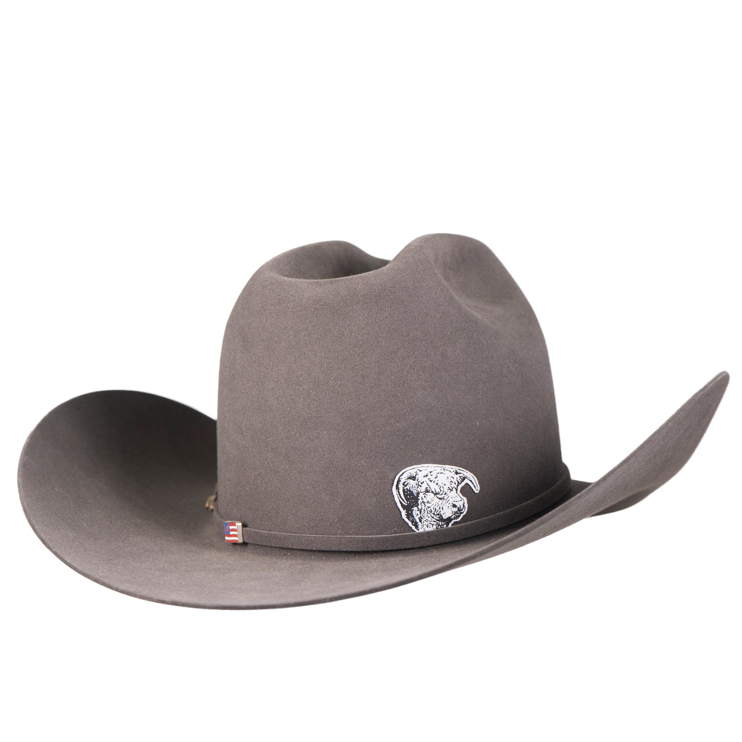 Lazy J Ranch Hereford Bull Elevation Woven Sticker-