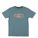 Lazy J Ranch Hereford Cattle Short Sleeve T-Shirt - Turquoise-