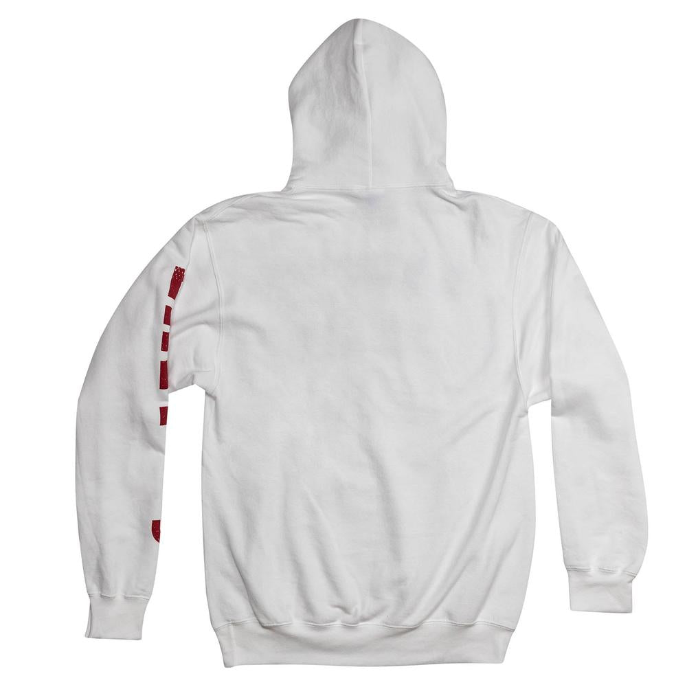 Lazy J Ranch Iconic Cattle Breed White Hoodie - White-Lazy J Ranch Wear