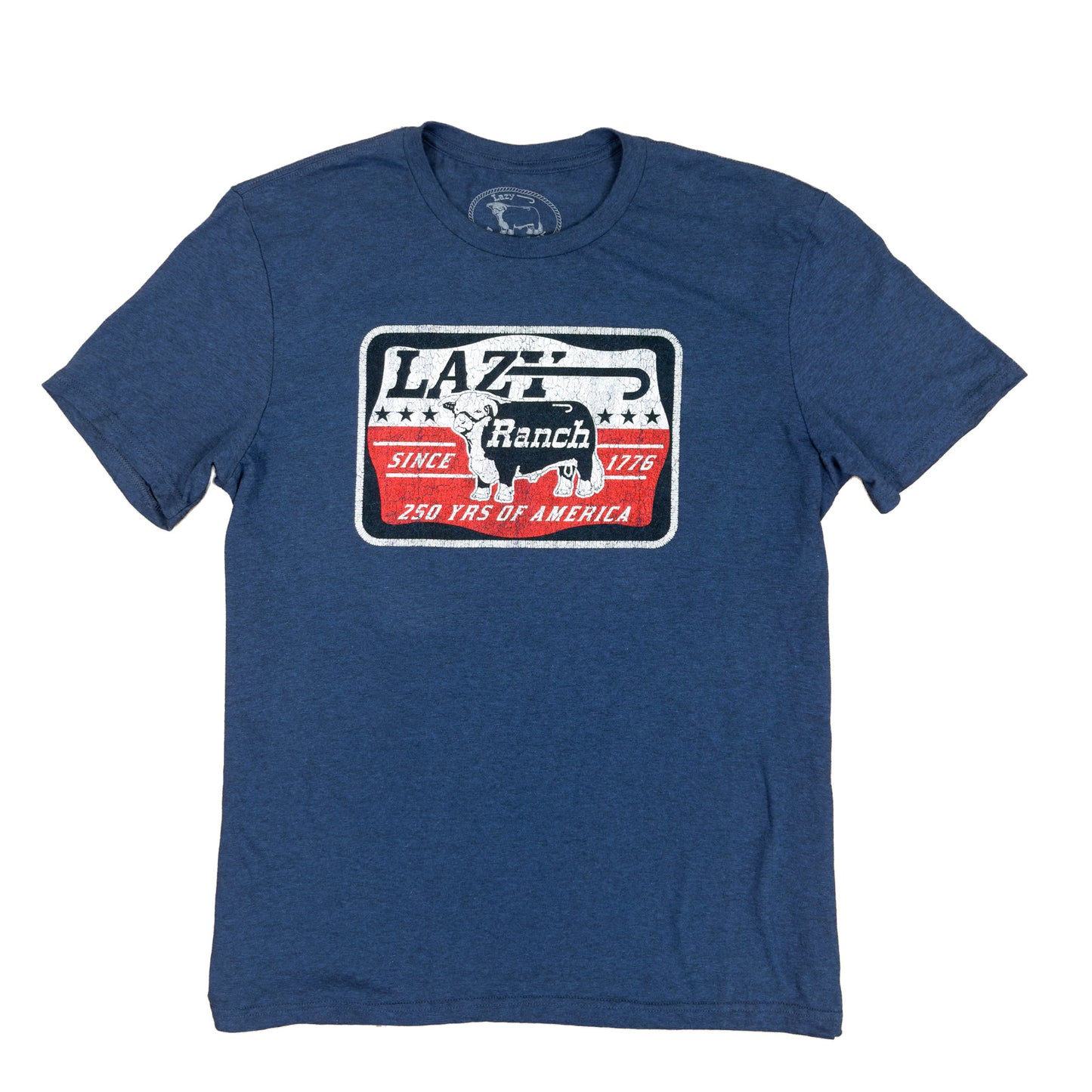 Lazy J Ranch Liberty Short Sleeve T-Shirt - Navy-