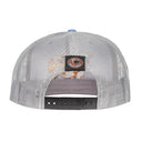 Lazy J Ranch Light Blue & Grey Apache Hereford Bull Classic Rope Trucker Hat-