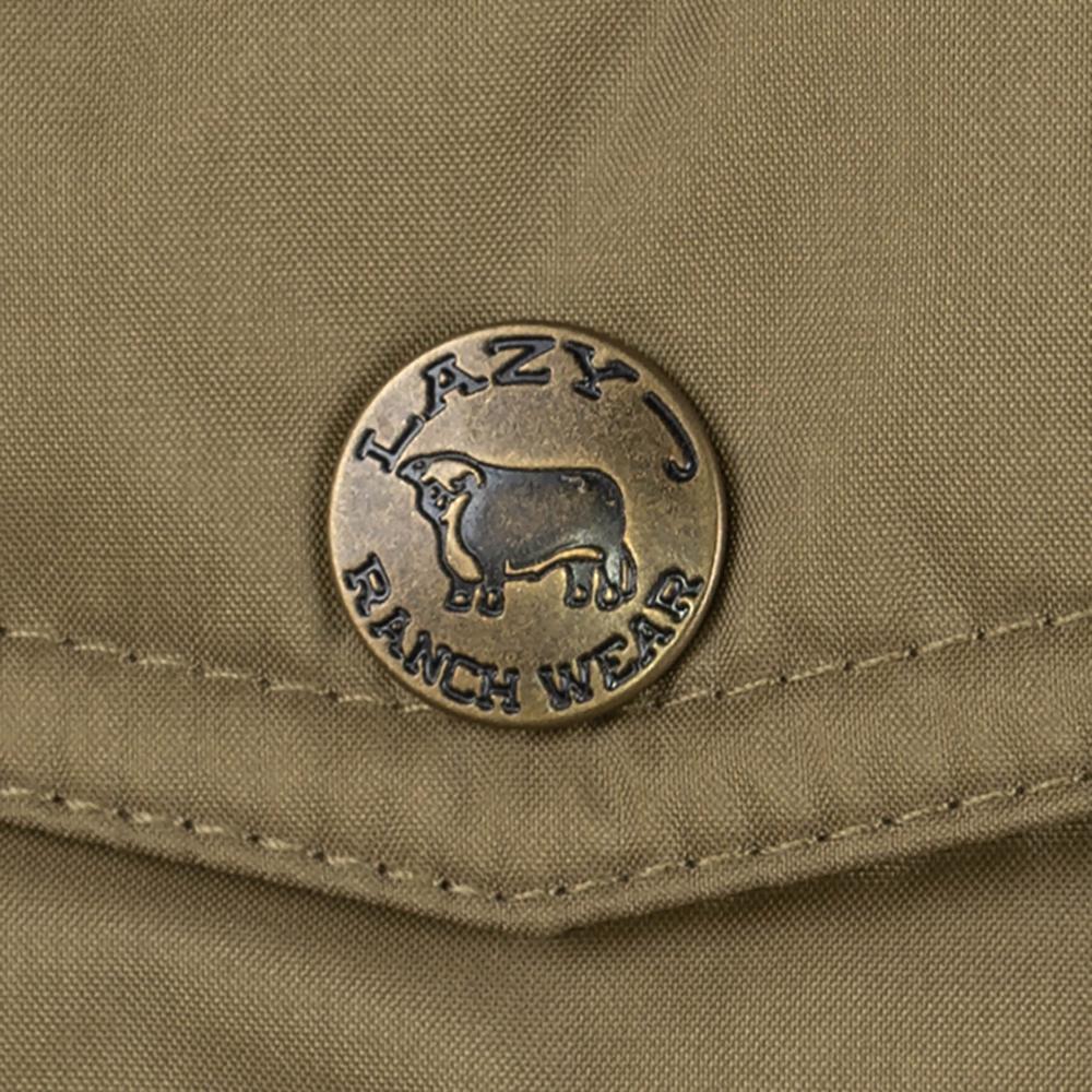 Lazy J Ranch Lightweight Ranch Jacket - Brown-Lazy J Ranch Wear