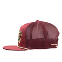 Lazy J Ranch Maroon Redford Classic Rope Trucker Hat-