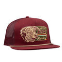 Lazy J Ranch Maroon Redford Classic Rope Trucker Hat-