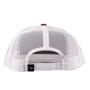 Lazy J Ranch Maroon & White Bull Trap Classic Rope Trucker Hat-