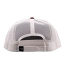 Lazy J Ranch Maroon & White Cattle King Classic Rope Trucker Hat-
