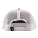 Lazy J Ranch Maroon & White Prickly Pear Classic Rope Trucker Hat-