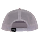 Lazy J Ranch Maroon & White Smokeless Classic Rope Trucker Hat-