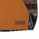 Lazy J Ranch Men's Aztec Blocked Quarter Zip Knit Pullover - Black-