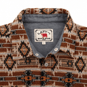 Lazy J Ranch Men's Aztec Print Jacket - Rust-